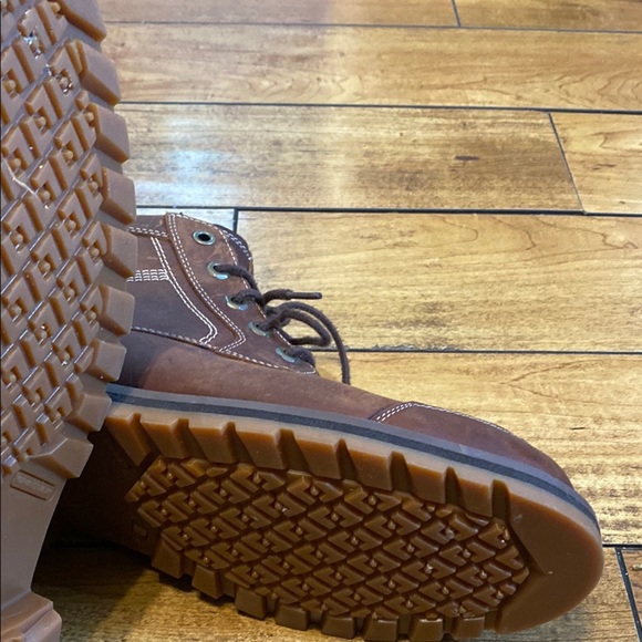 Timberland Brown Leather rebotl ortholite boots - Picture 6 of 9